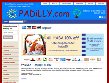 Tablet Screenshot of padilly.com